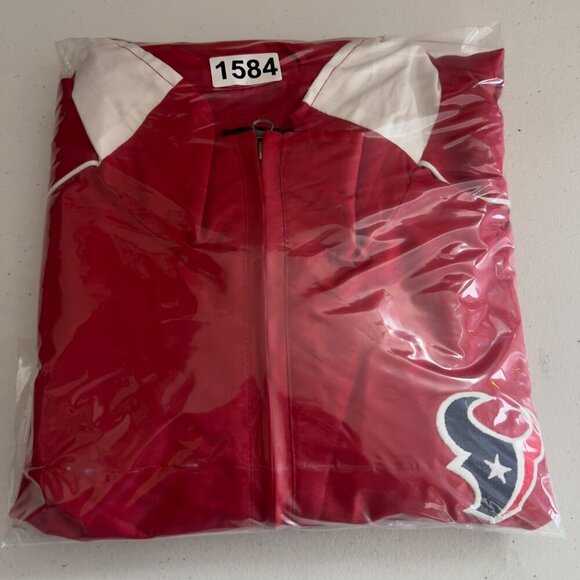 Houston Texans NFL Red Windbreaker Jacket Men's XL - Picture 10 of 10